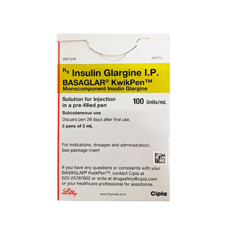 Bút tiêm Basaglar KwikPen 100 Units/ml giá bao nhiêu?