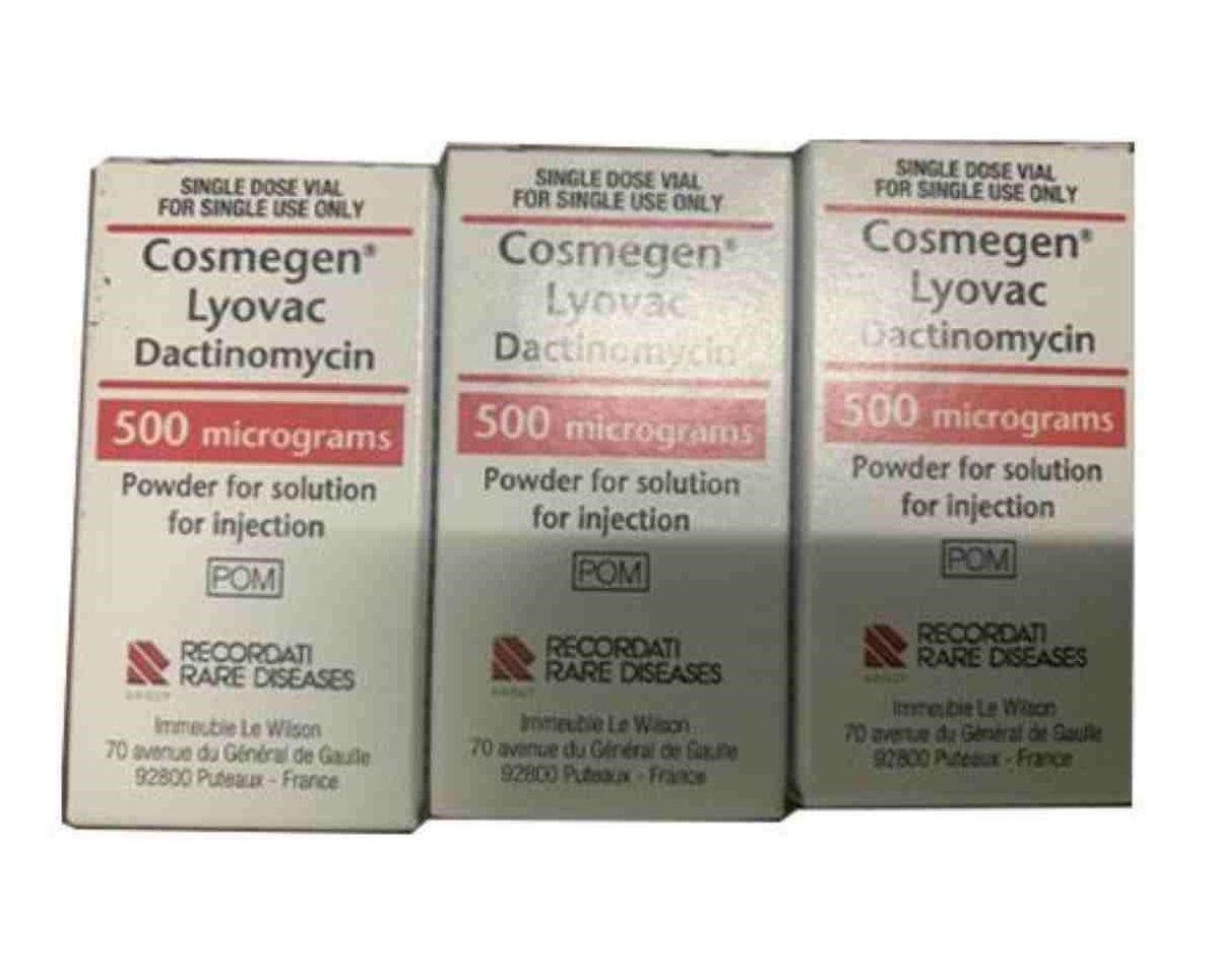 Thuốc Cosmegen Lyovac Dactinomycin 500mcg giá bao nhiêu?