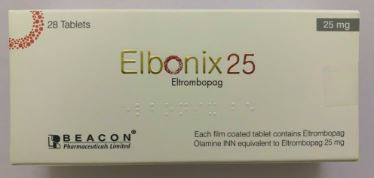 Thuốc Elbonix 25mg Eltrombopag giá giá bao nhiêu mua ở đâu?