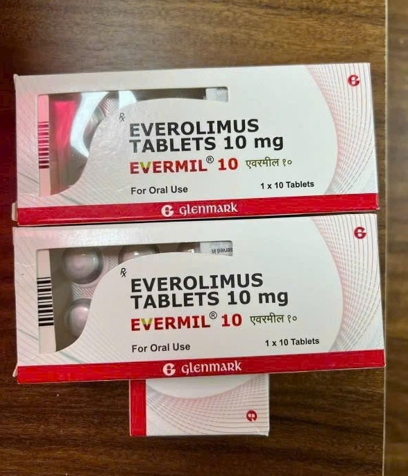 Thuốc Evermil Everolimus 10mg giá bao nhiêu mua ở đâu
