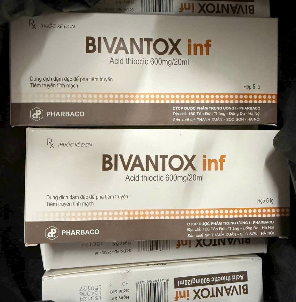 Thuốc Bivantox Inf 600mg/20ml giá bao nhiêu?