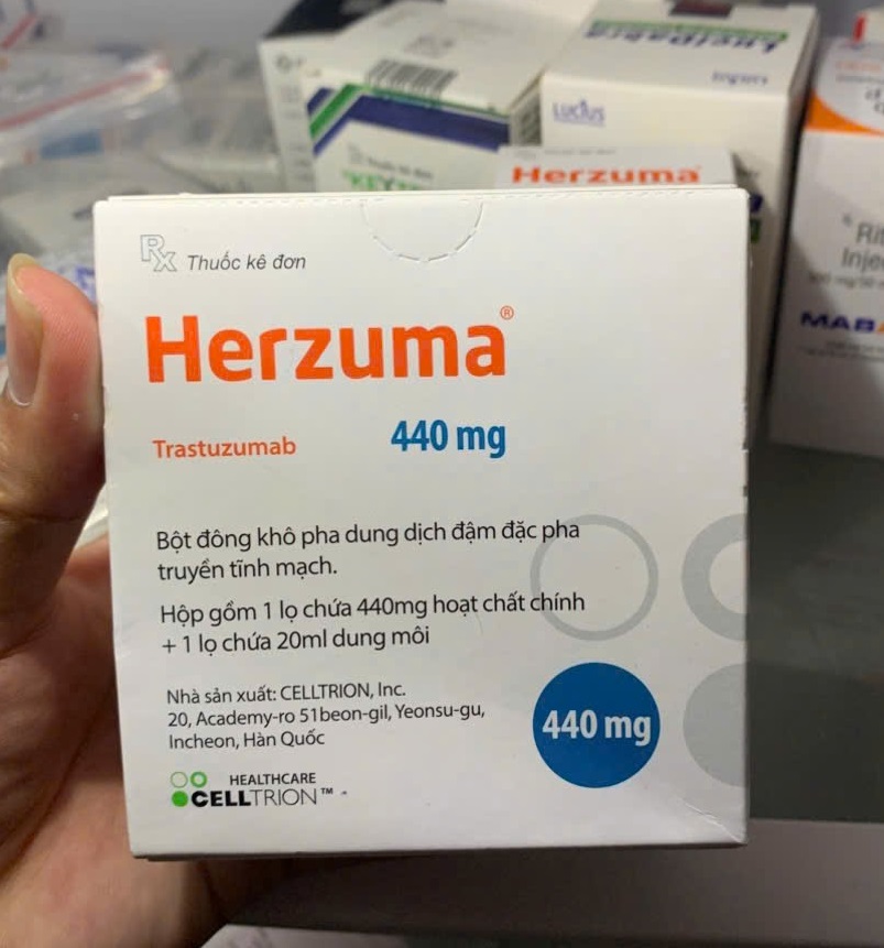 Thuốc Herzuma Trastuzumab 440mg công dụng, chỉ định và lưu ý khi dùng