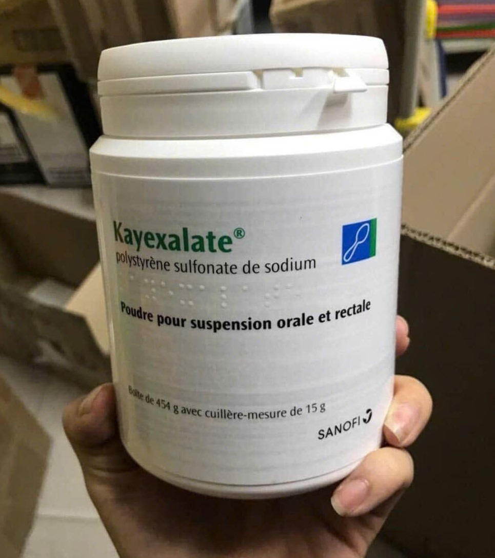 Thuốc Kayexalate 15g giá bao nhiêu mua ở đâu?