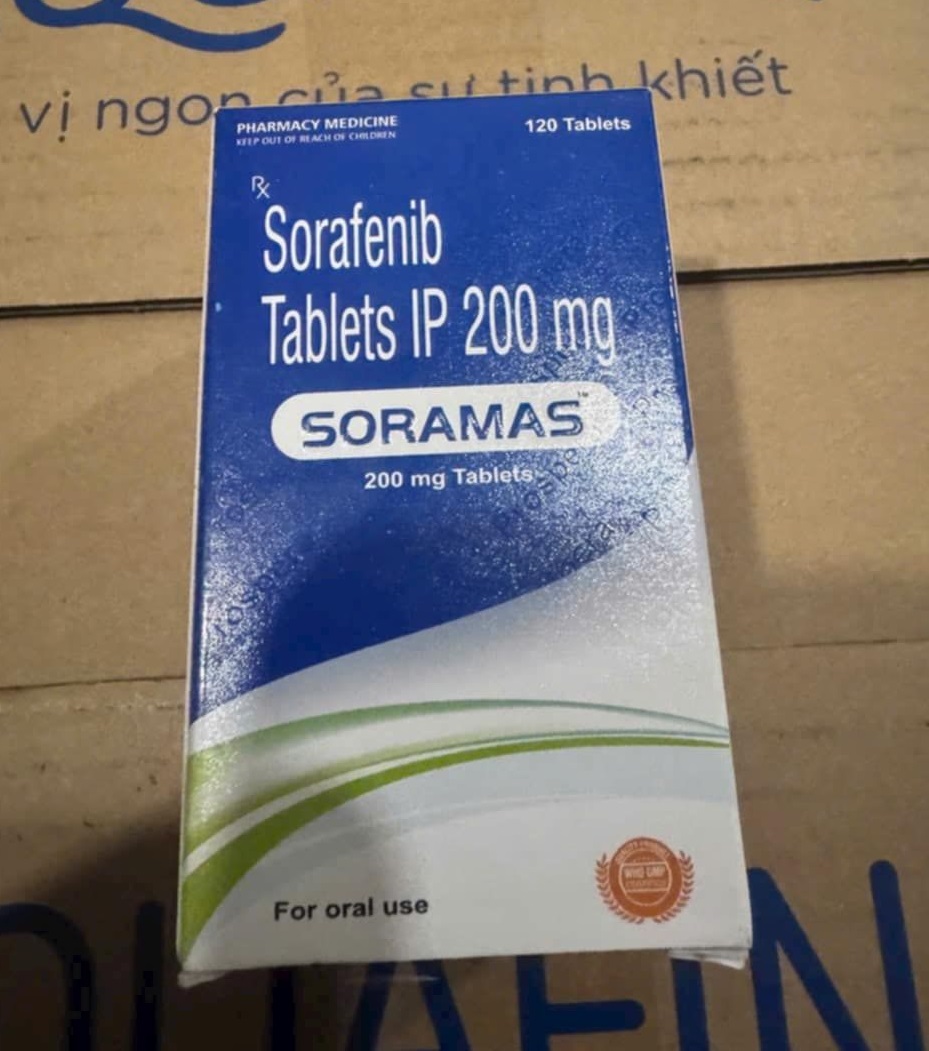 Thuốc Soramas Sorafenib 200mg giá bao nhiêu mua ở đâu?