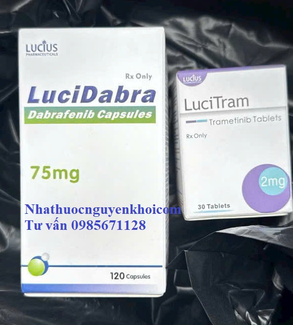 Thuốc LuciDabra Dabrafenib 75mg giá bao nhiêu?