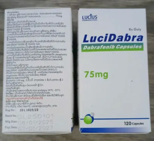Thuốc LuciDabra Dabrafenib 75mg giá bao nhiêu?