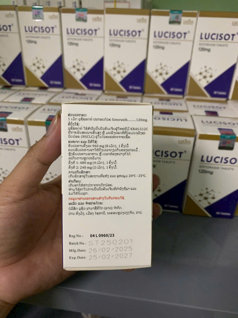 Thuốc Lucisot 120mg Sotorasib giá bao nhiêu mua ở đâu?