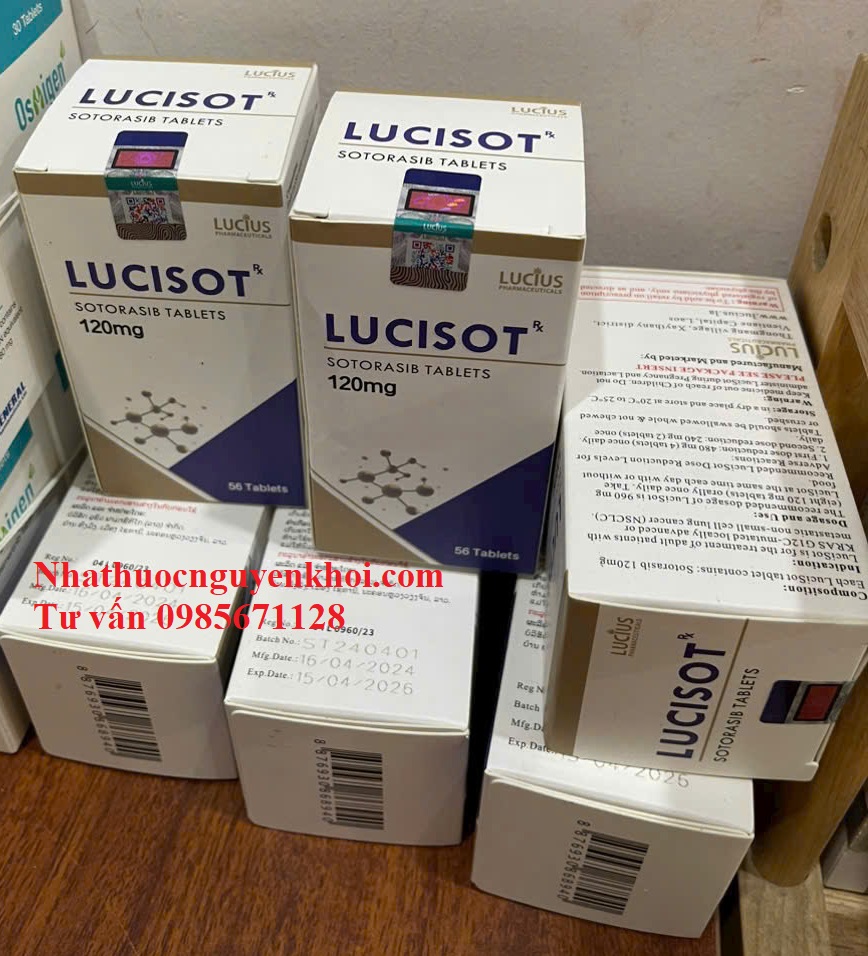 Thuốc Lucisot 120mg Sotorasib giá bao nhiêu mua ở đâu?