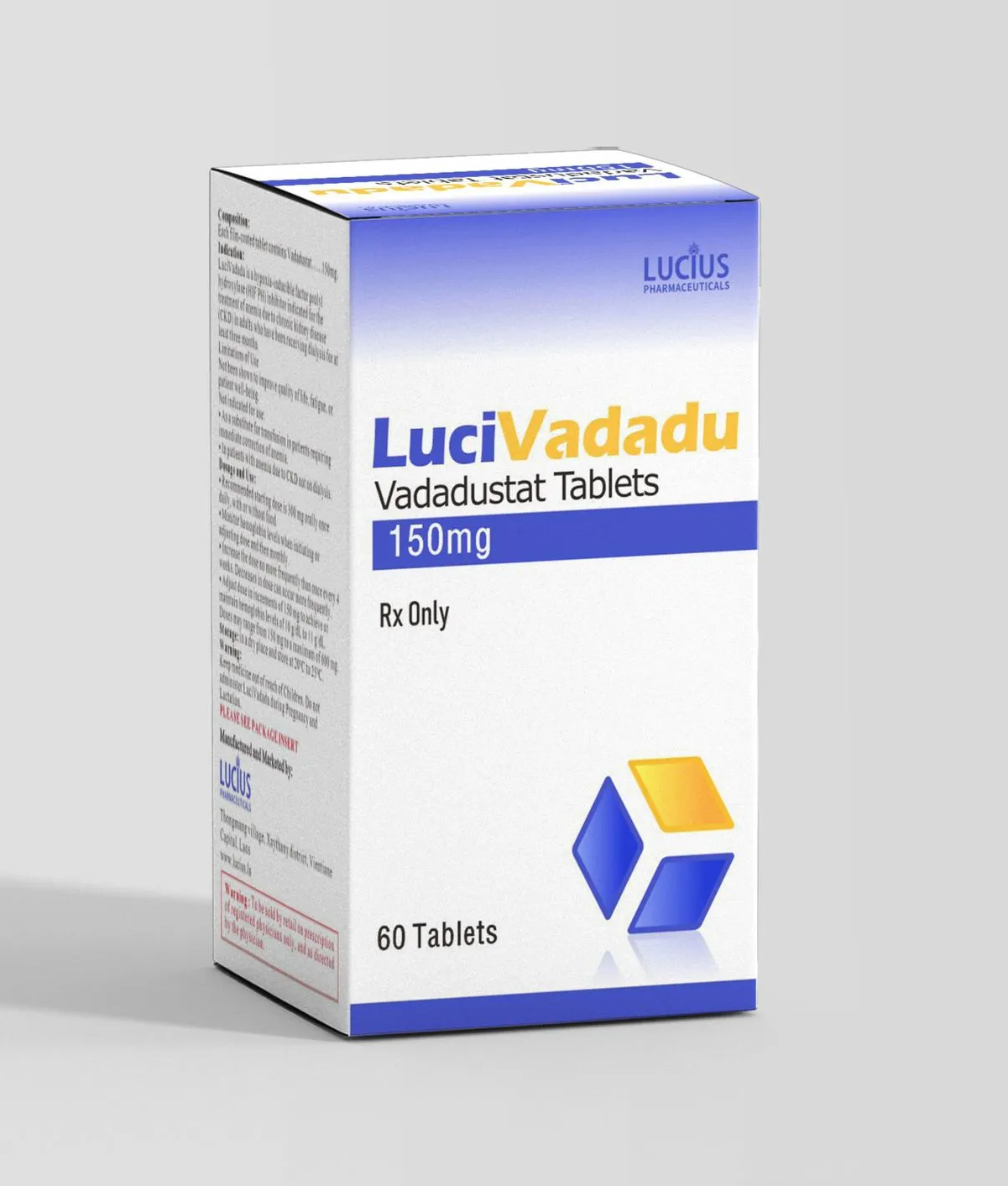 Thuốc LuciVadadu Vadadustat 150mg giá bao nhiêu?