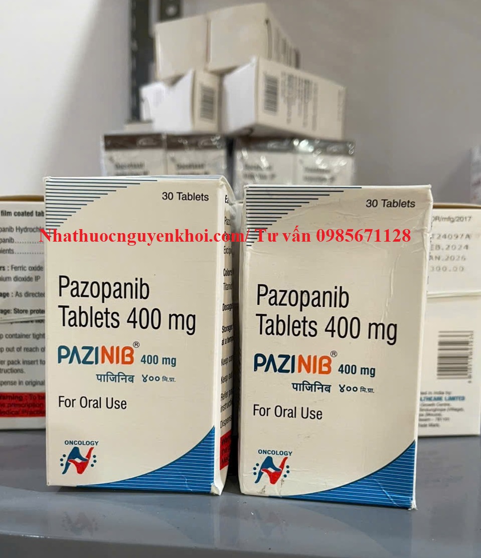 Thuốc Pazinib Pazopanib 400mg giá bao nhiêu