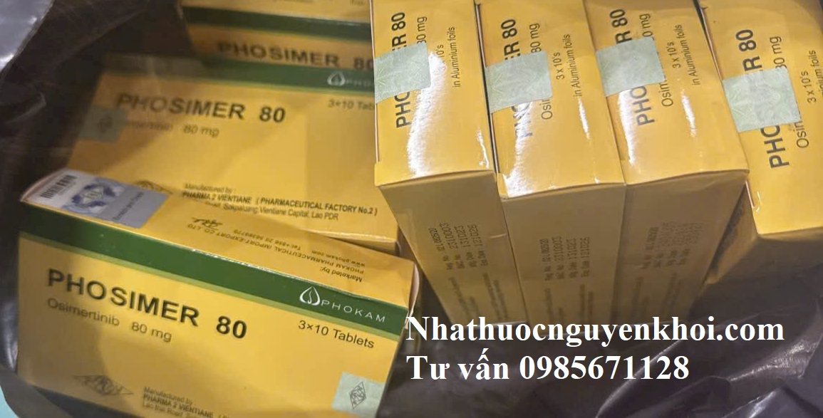 Thuốc Phosimer Osimertinib 80mg giá bao nhiêu mua ở đâu?