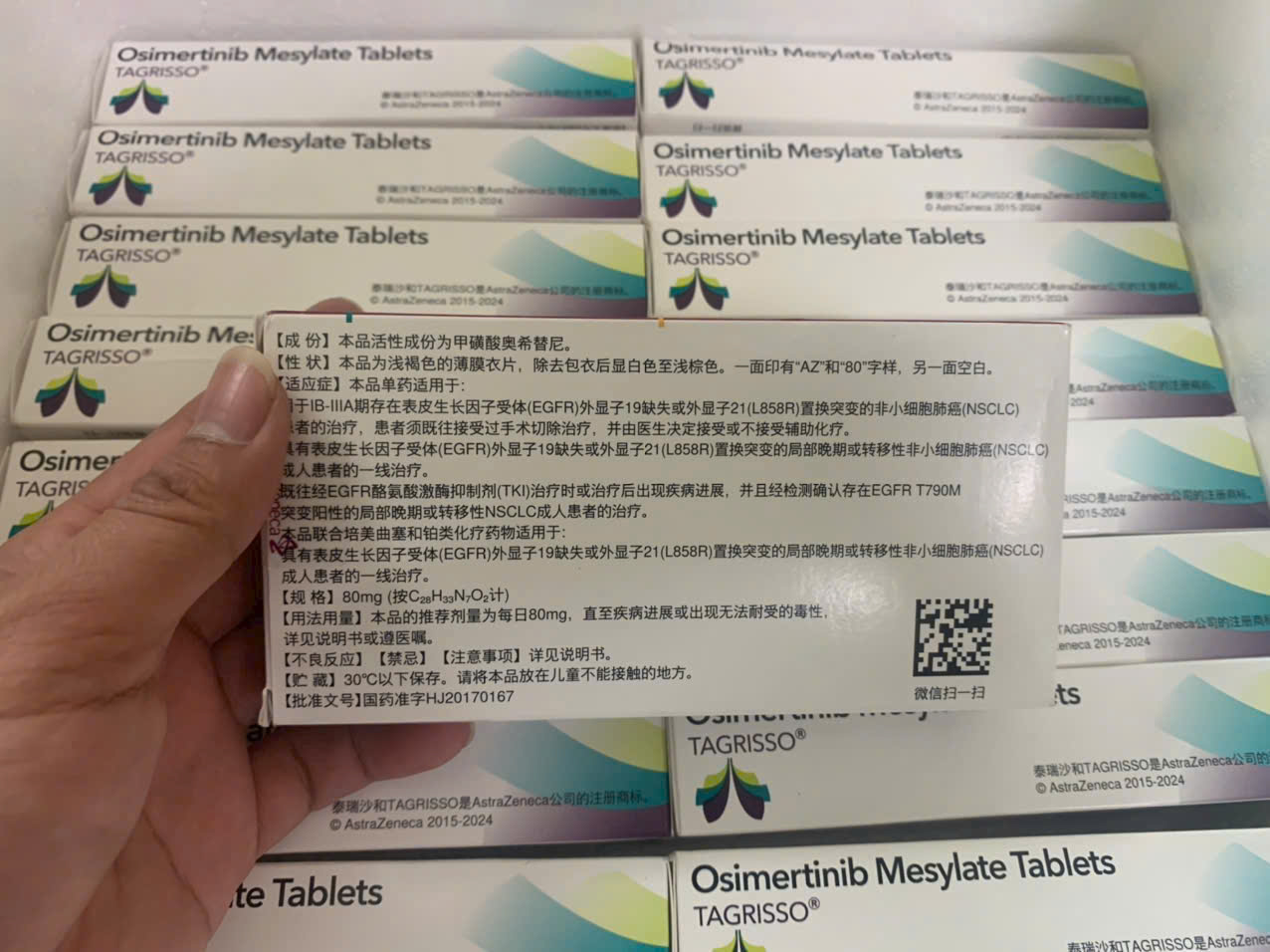 Thuốc Tagrisso Osimertinib 80mg giá bao nhiêu?
