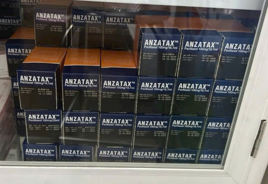 Thuốc Anzatax Paclitaxel 100mg/16.7ml giá bao nhiêu?