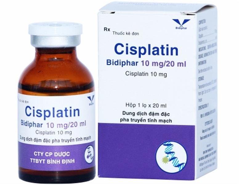 Thuốc Cisplatin Bidiphar 10mg/20ml giá bao nhiêu?