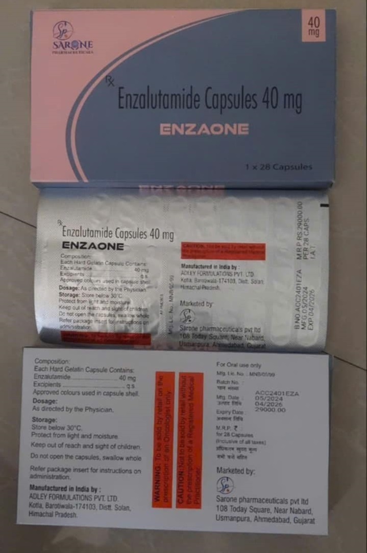 Thuốc Enzaone Enzalutamide 40mg giá bao nhiêu mua ở đâu?