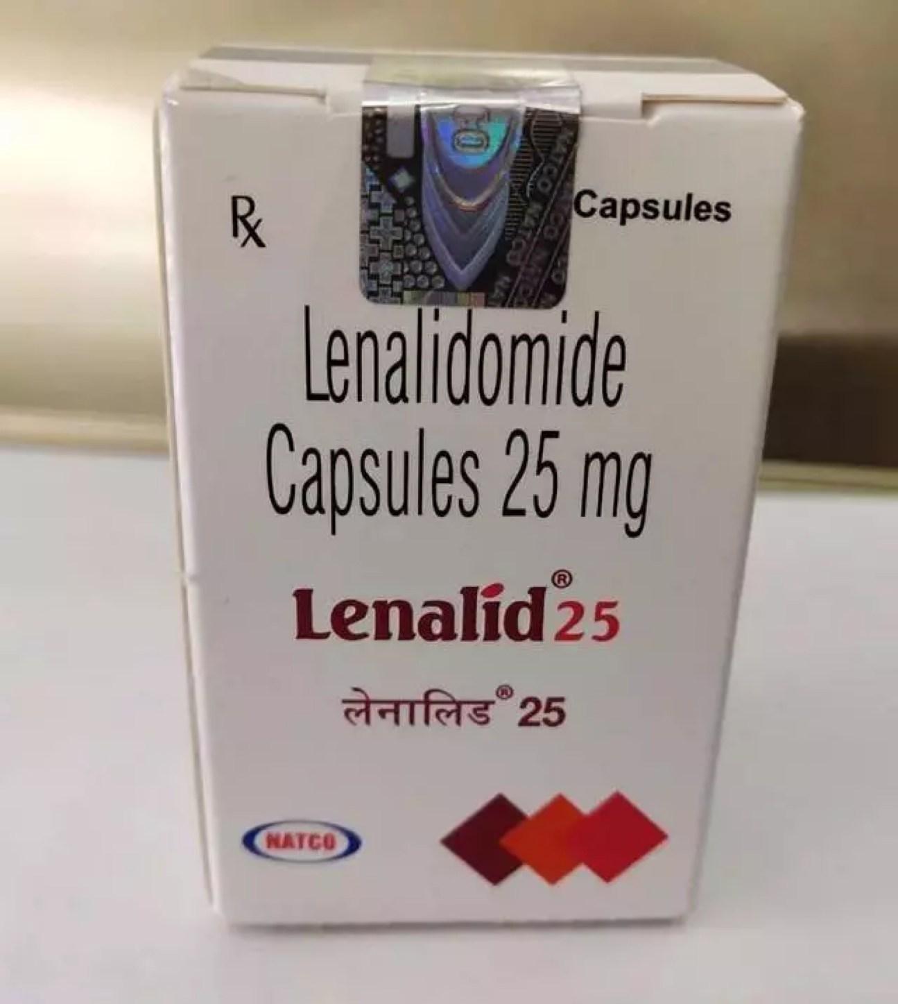 Thuốc Lenalid Lenalidomide 10mg 15mg 25mg giá bao nhiêu?