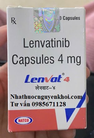 Thuốc Lenvat 4 Lenvatinib 4mg giá bao nhiêu mua ở đâu?