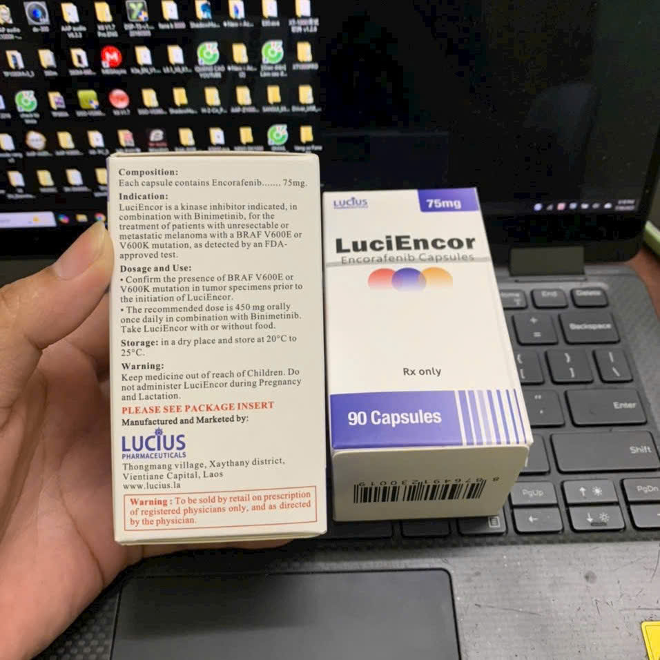 Thuốc LuciEncor Encorafenib 75mg giá bao nhiêu mua ở đâu?