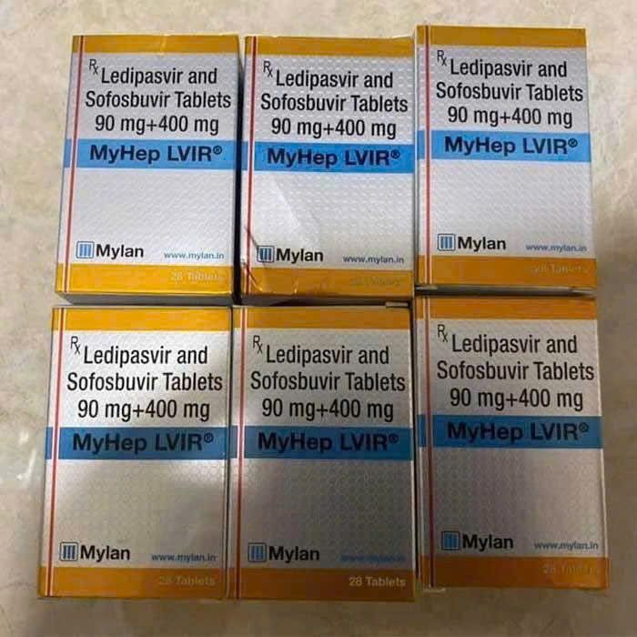 Thuốc MyHep LVIR Ledipasvir, Sofosbuvir giá bao nhiêu?