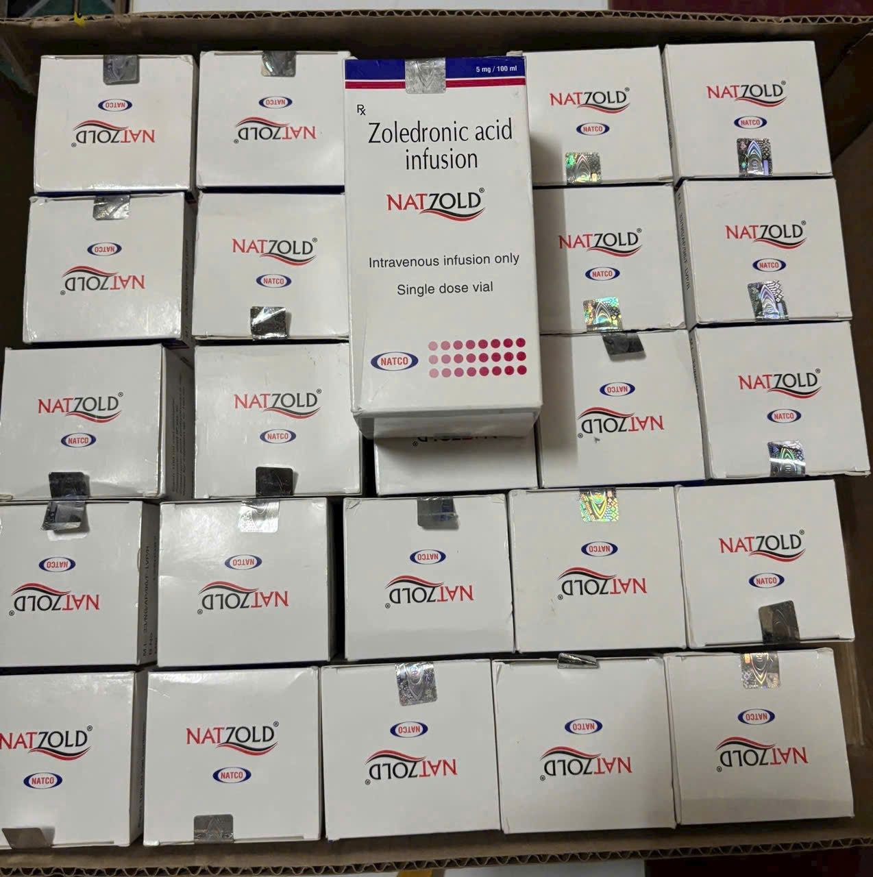 Thuốc Natzold Acid Zoledronic 5mg/100ml giá bao nhiêu?