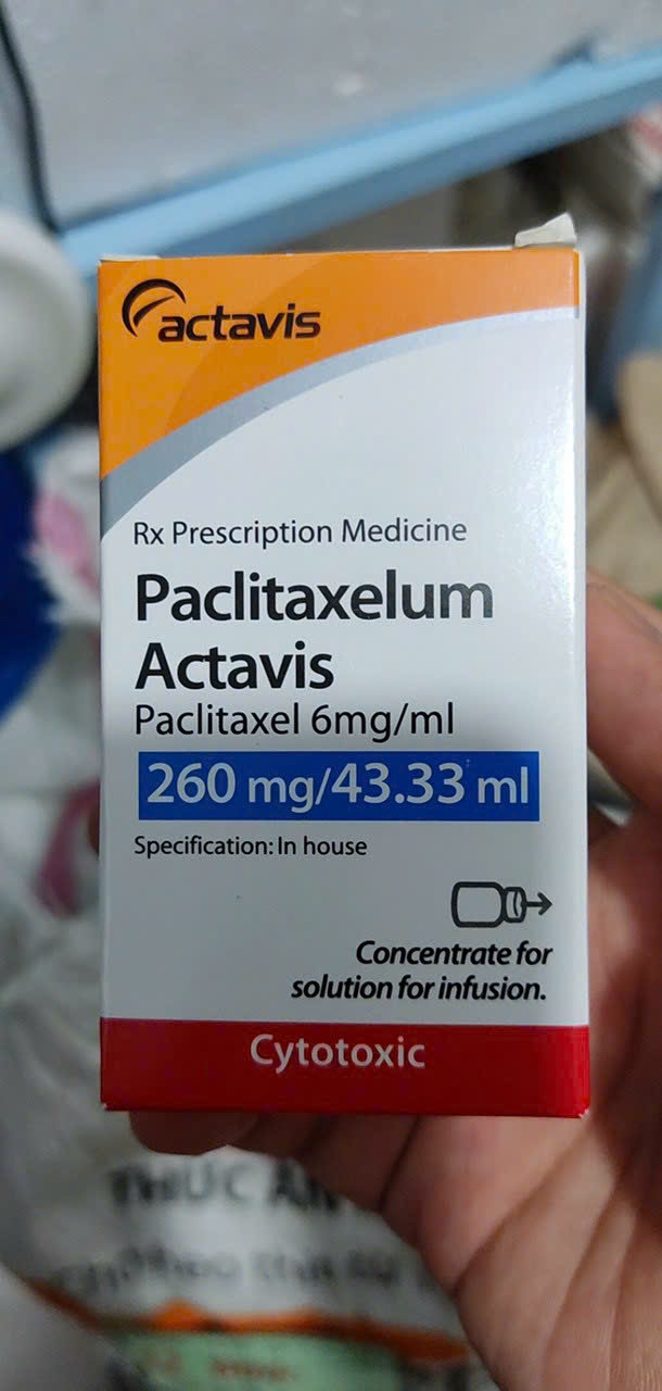 Thuốc Paclitaxelum Actavis 260mg/43,33ml giá bao nhiêu?