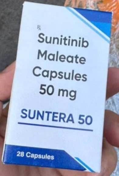 Thuốc Suntera Sunitinib 50mg giá bao nhiêu mua ở đâu?