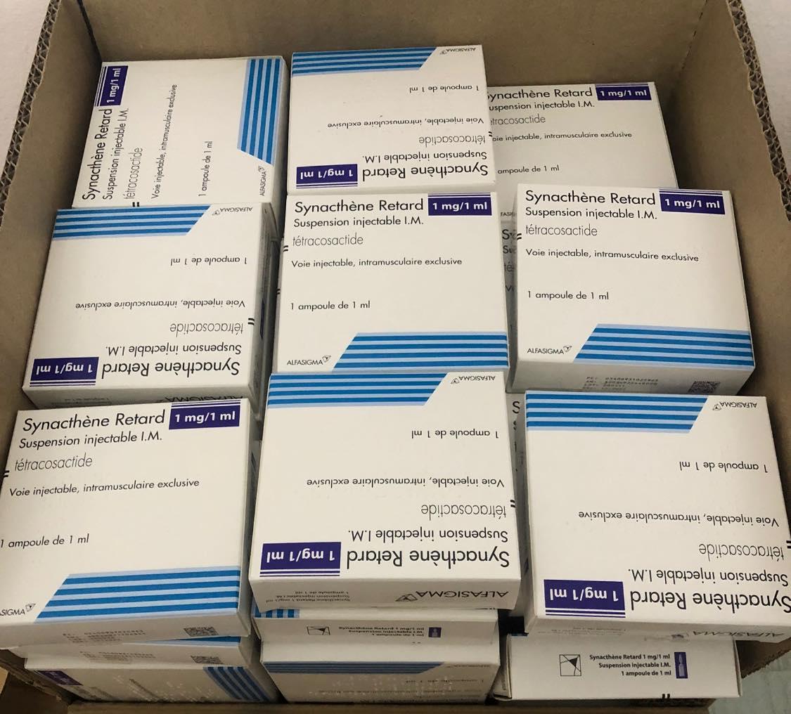Thuốc Synacthen Retard 1mg/ 1ml có cơ chế tác dụng và tác dụng phụ