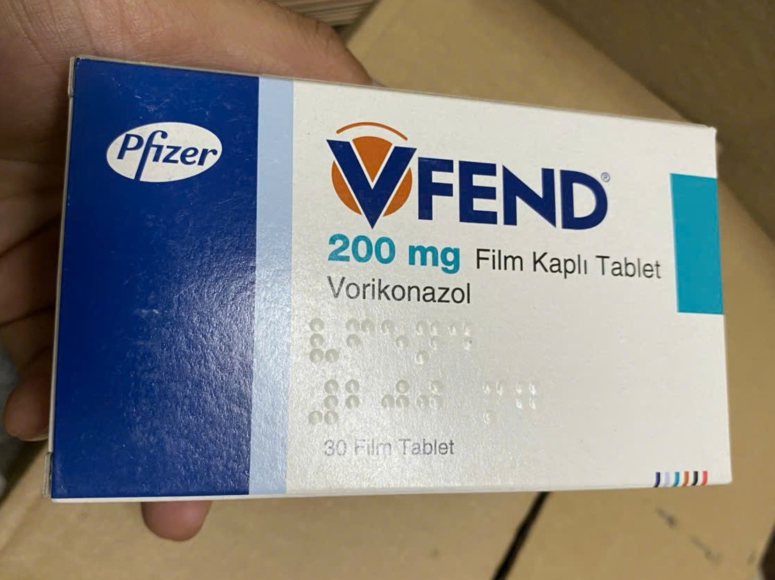 Thuốc Vfend 200mg Voriconazole giá bao nhiêu mua ở đâu?