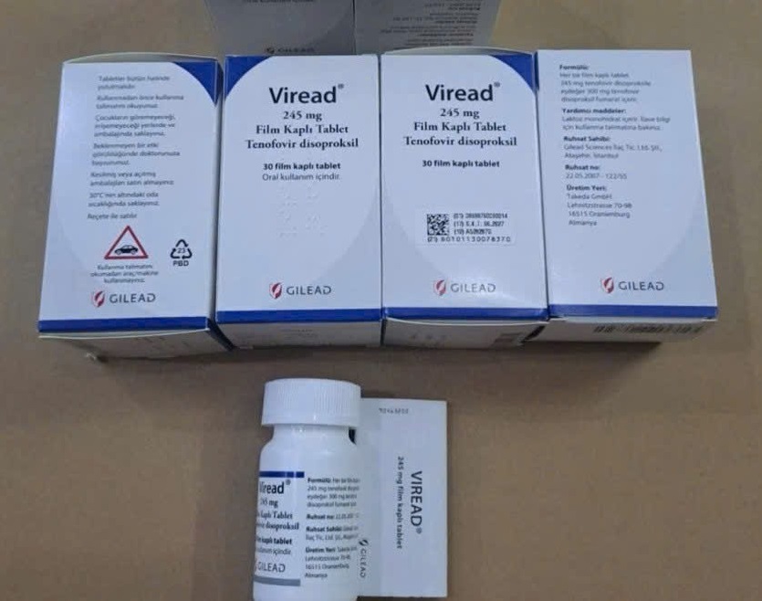 Thuốc Viread 245mg, 300mg Tenofovir Disoproxil giá bao nhiêu?
