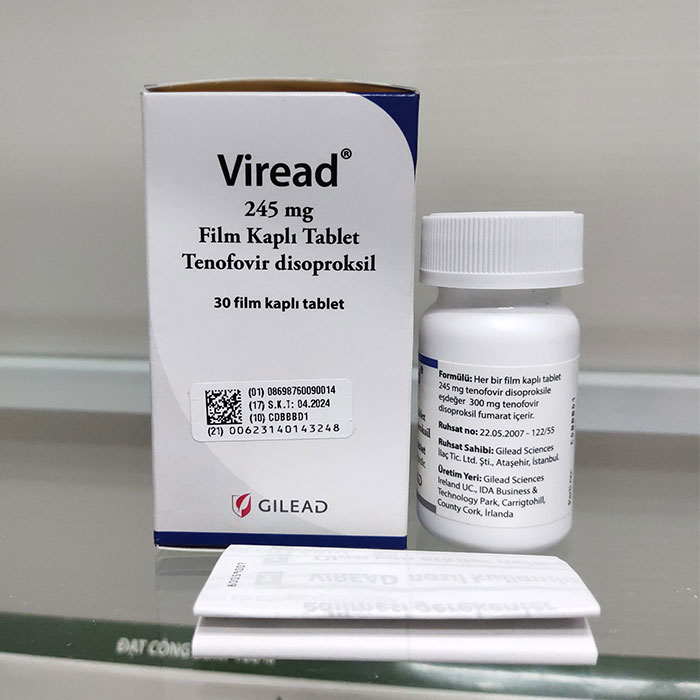 Thuốc Viread 245mg, 300mg Tenofovir Disoproxil giá bao nhiêu?
