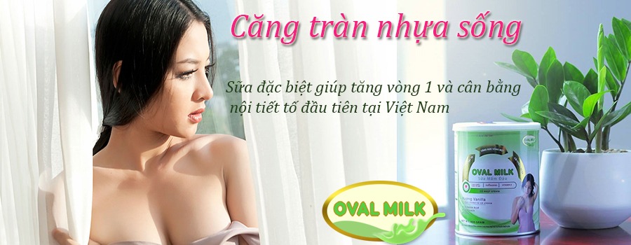 Oval milk sữa mầm đậu tăng kích thước vòng ngực 1