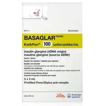 Bút tiêm Basaglar KwikPen 100 Units/ml giá bao nhiêu?