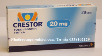 Thuốc Crestor 20mg Rosuvastatin giá bao nhiêu mua ở đâu?
