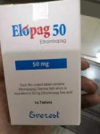 Thuốc Elopag Eltrombopag 25mg 50mg giá bao nhiêu?