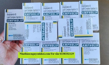 Thuốc Ampholip 50mg/10ml giá bao nhiêu?