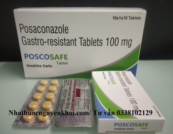 Thuốc Poscosafe Posaconazole 100mg giá bao nhiêu mua ở đâu?