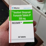 Thuốc Ricovir Tenofovir Disoproxil Fumarate 300mg giá bao nhiêu?
