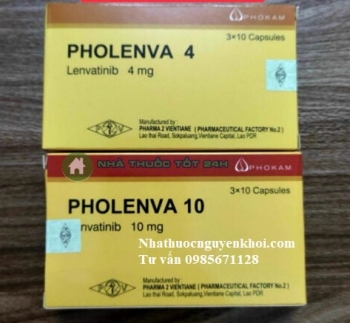 Thuốc Pholenva 4mg 10mg Lenvatinib giá bao nhiêu mua ở đâu