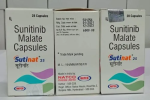 Thuốc Sutinat Sunitinib 12.5mg, 25mg, 50mg giá bao nhiêu?