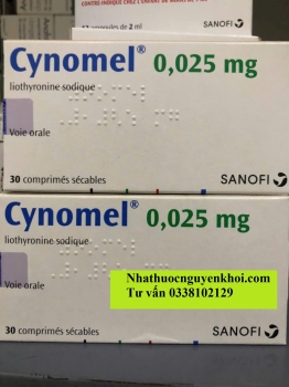 Thuốc Cynomel 0.025mg giá bao nhiêu mua ở đâu