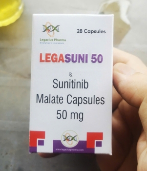 Thuốc LegaSuni Sunitinib 12.5mg, 25mg, 50mg giá bao nhiêu?