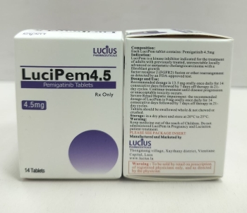 Thuốc LuciPem Pemigatinib 4.5mg giá bao nhiêu?