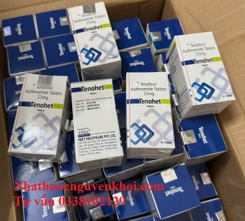 Thuốc Tenohet Tenofovir Alafenamide 25mg giá bao nhiêu mua ở đâu?